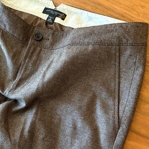 Banana Republic Brown Wide-Leg Trousers